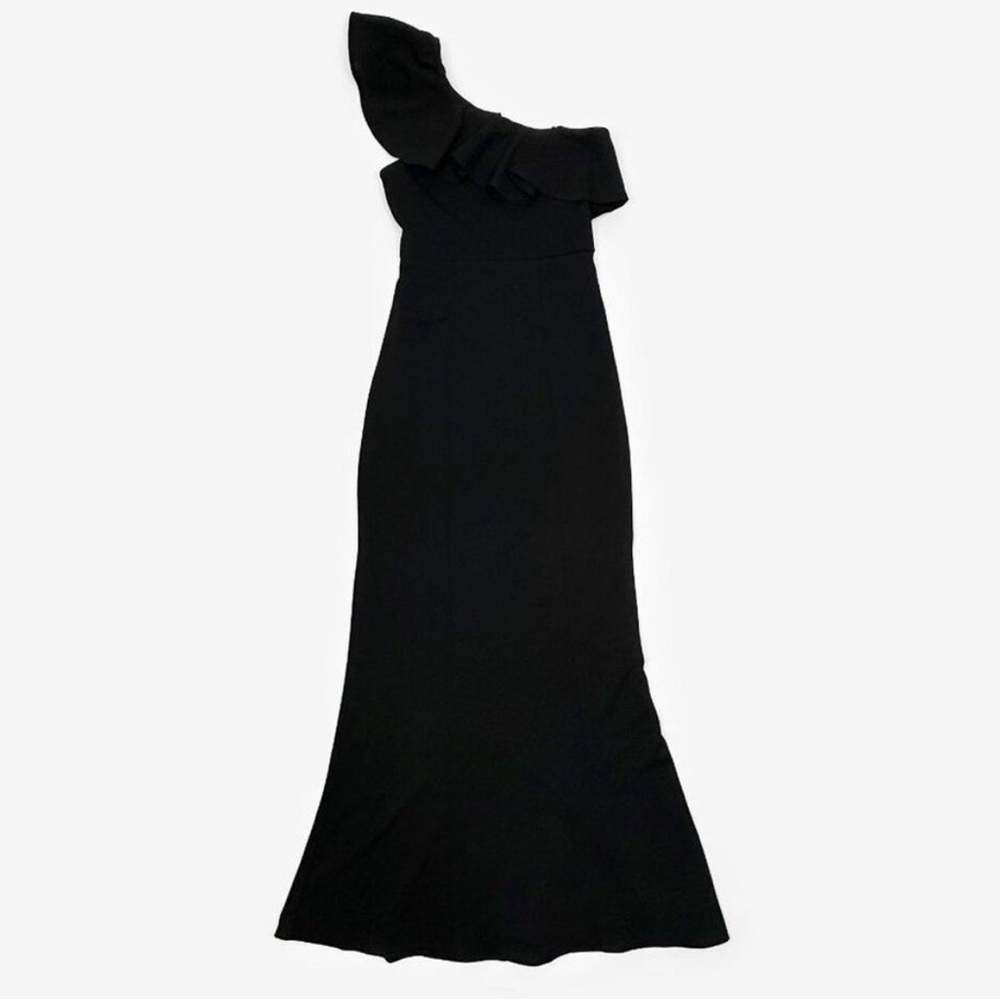 NWT Show Me Your Mumu Florentine Maxi Dress Black Stretch Size Small - Picture 5 of 9